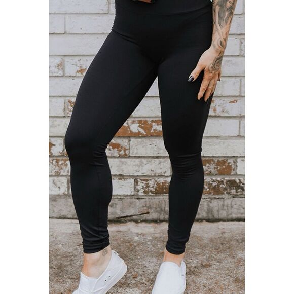 Celestial Bodiez High Rise Booty Scrunch Leggings in Classic Black Size Small - Picture 3 of 8